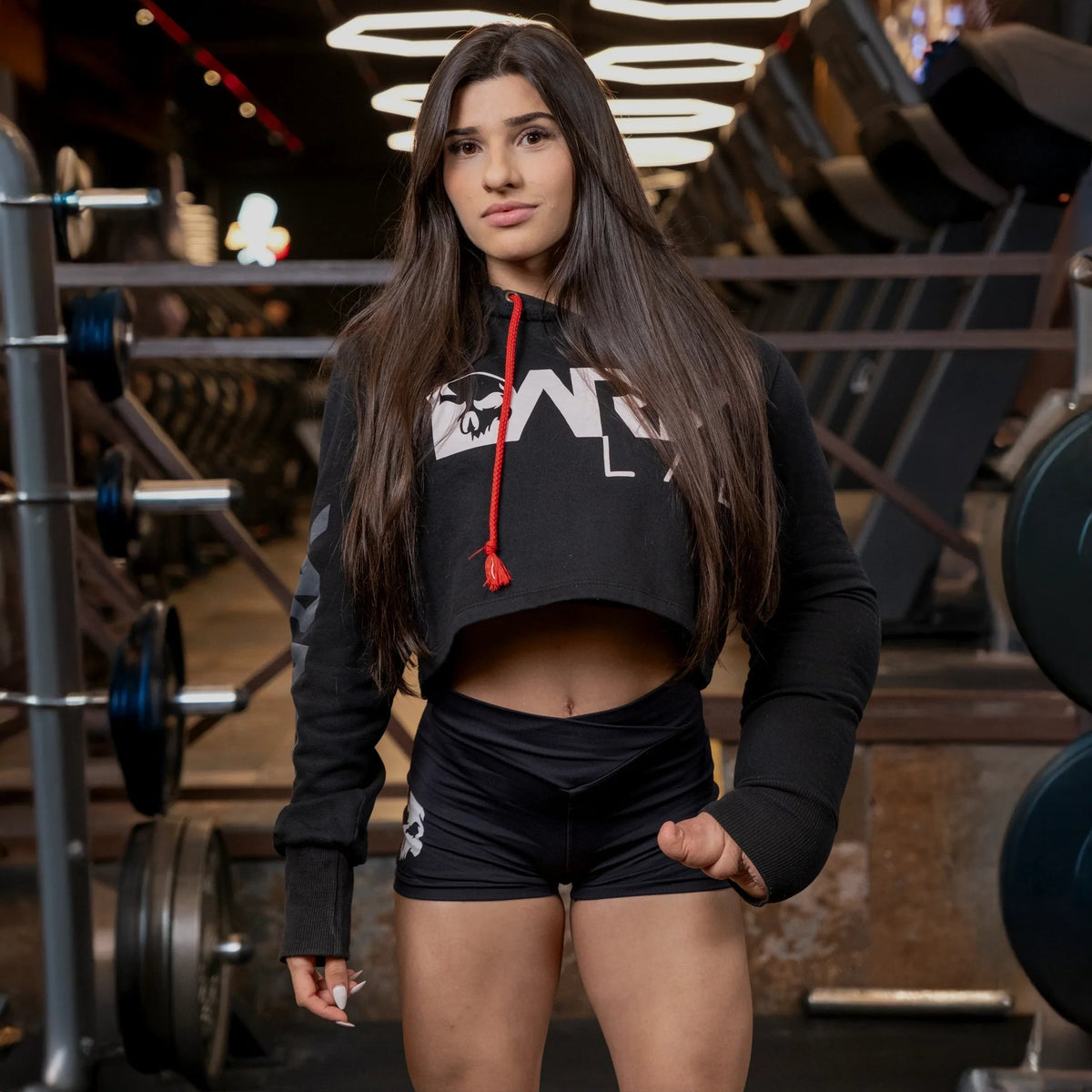 Moletom Cropped Feminino - Dark