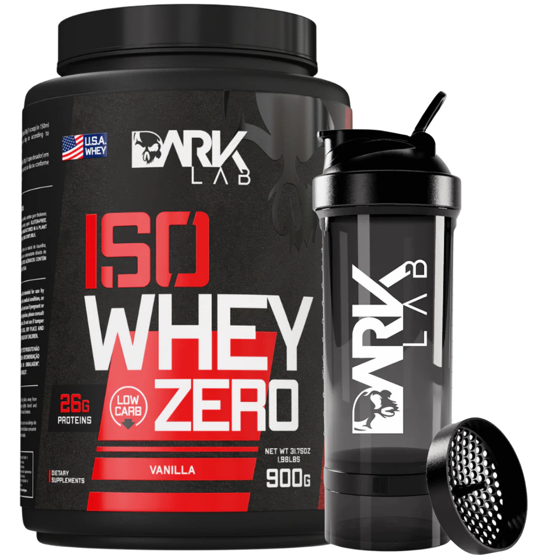 kit Iso Whey 900g + Coqueteleira Premium