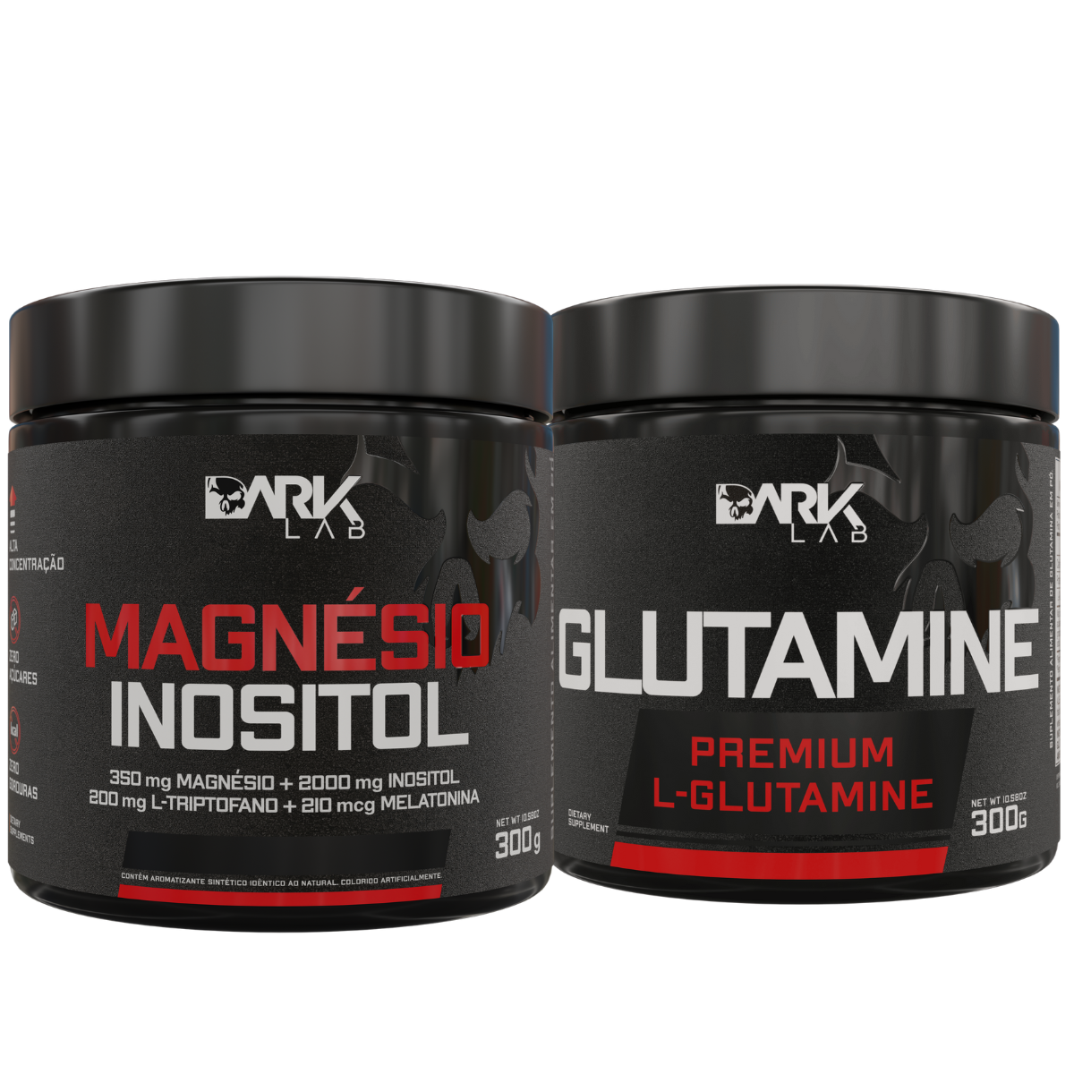 Kit Magnésio Inositol + L-Glutamine