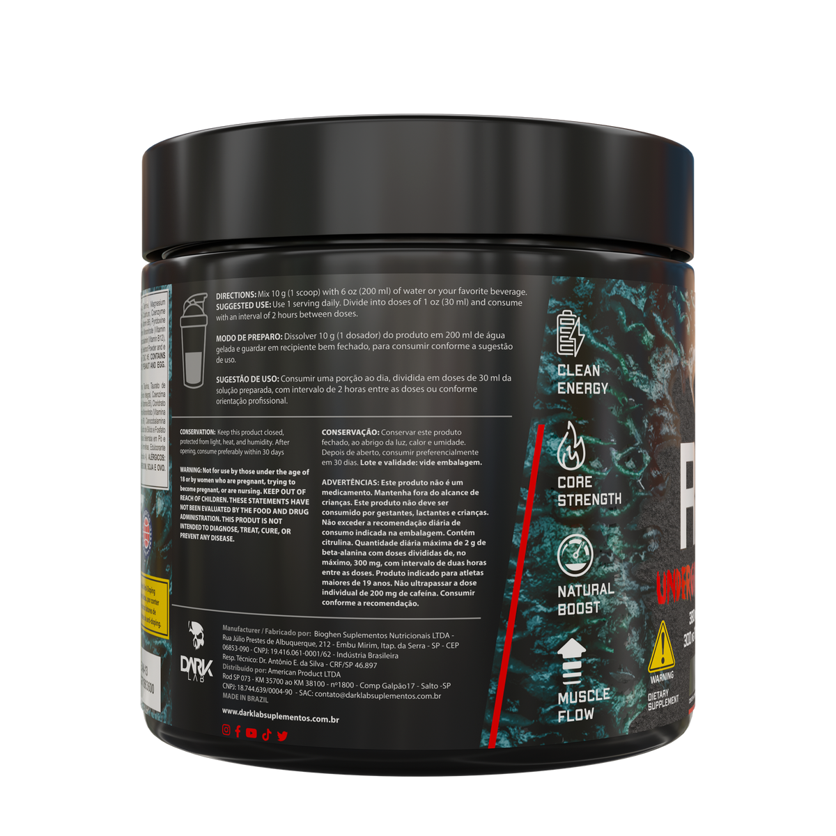 Raze Underground Pre Workout 300g