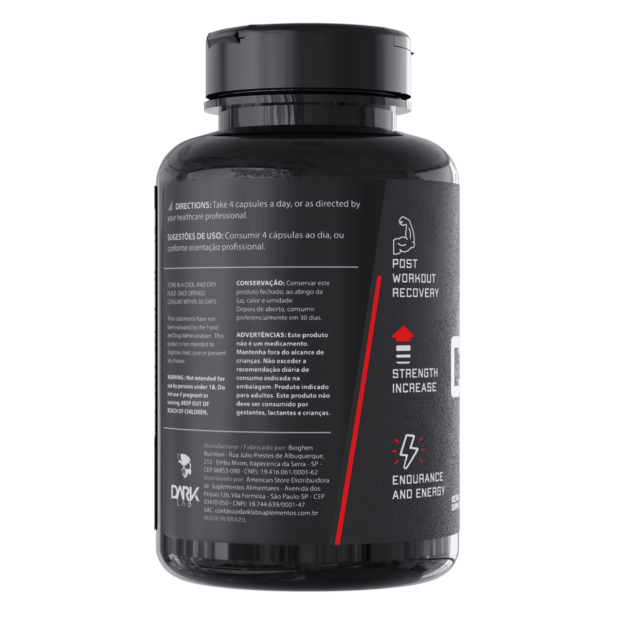 Creatina em Cápsula 120 unidades