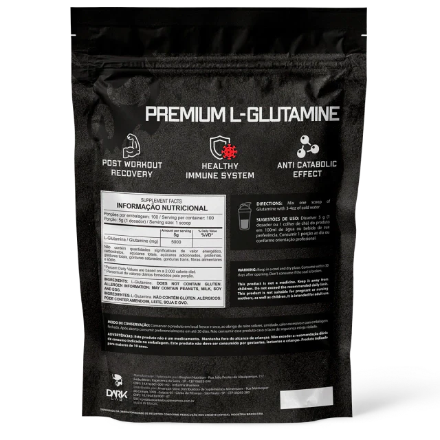 L-Glutamine 500g Refil