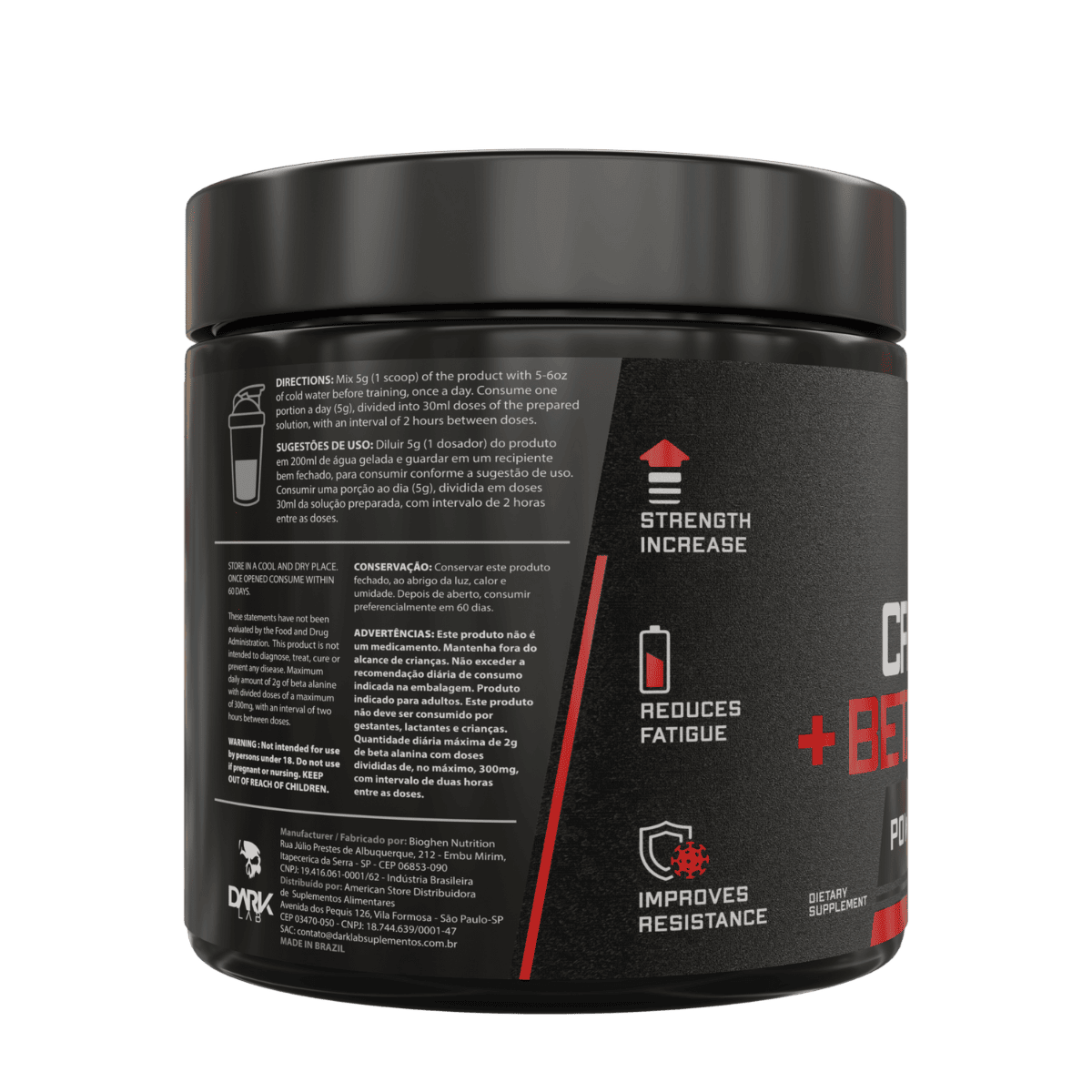 Creatina e Beta Alanina 300g