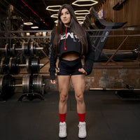 Moletom Cropped Feminino - Dark