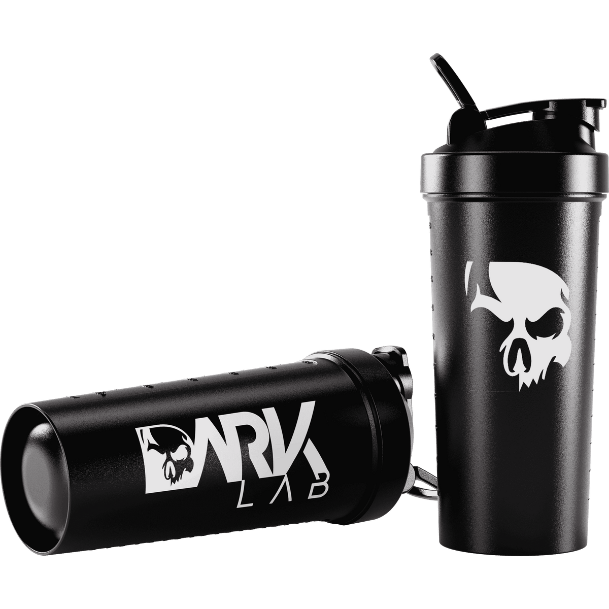 Coqueteleira Shaker Caveira Preta 700ml com Rede